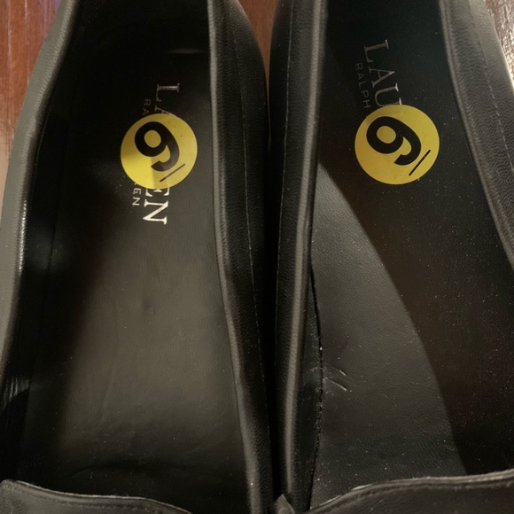 Ralph Lauren Careigh Women's Size 9 B Black Slip On Driving Loafer Shoes - Picture 14 of 15